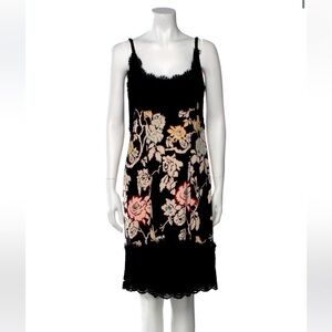 Diane Von Furstenburg Olivette lace dress in black, floral, NWOT
